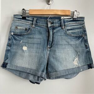 Women’s Cosmic Blue Love Jean Shorts